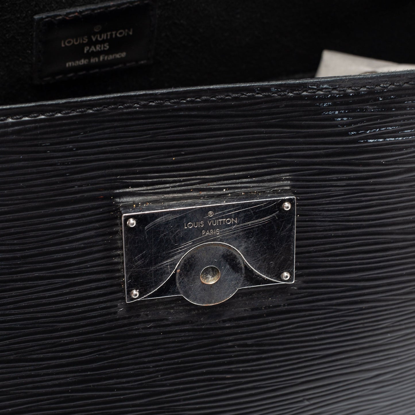 Louis Vuitton Black Epi Leather Cluny BB Bag