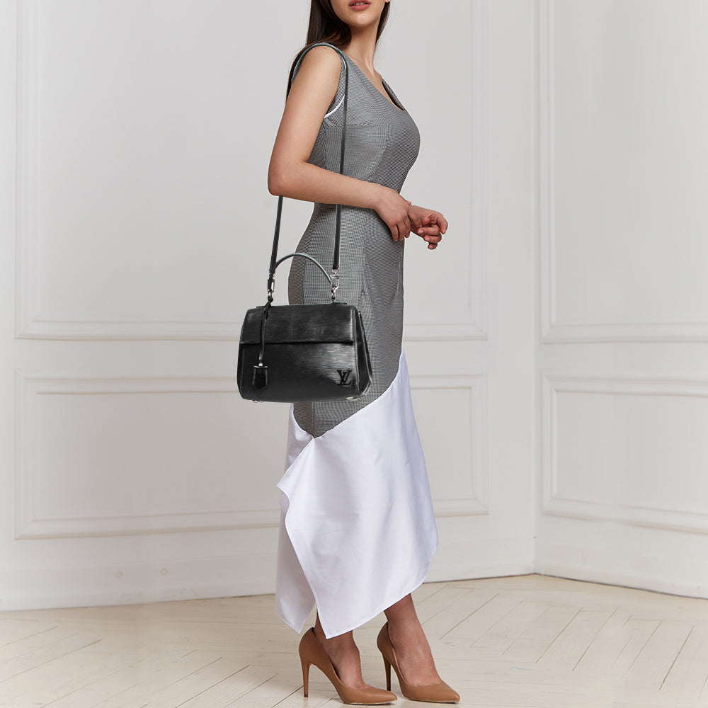 Louis Vuitton Black Epi Leather Cluny BB Bag