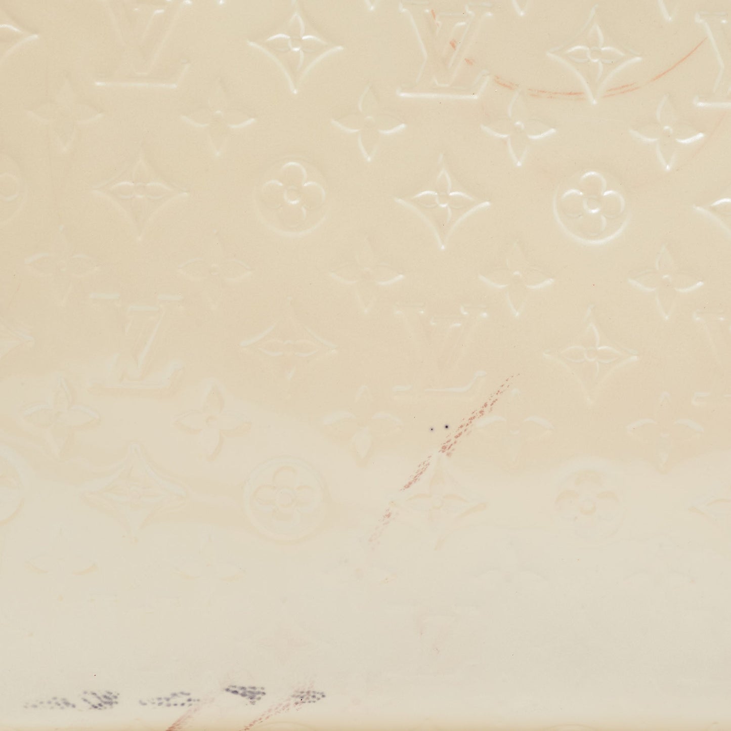 Louis Vuitton Blanc Corail Monogram Vernis Brea GM Bag