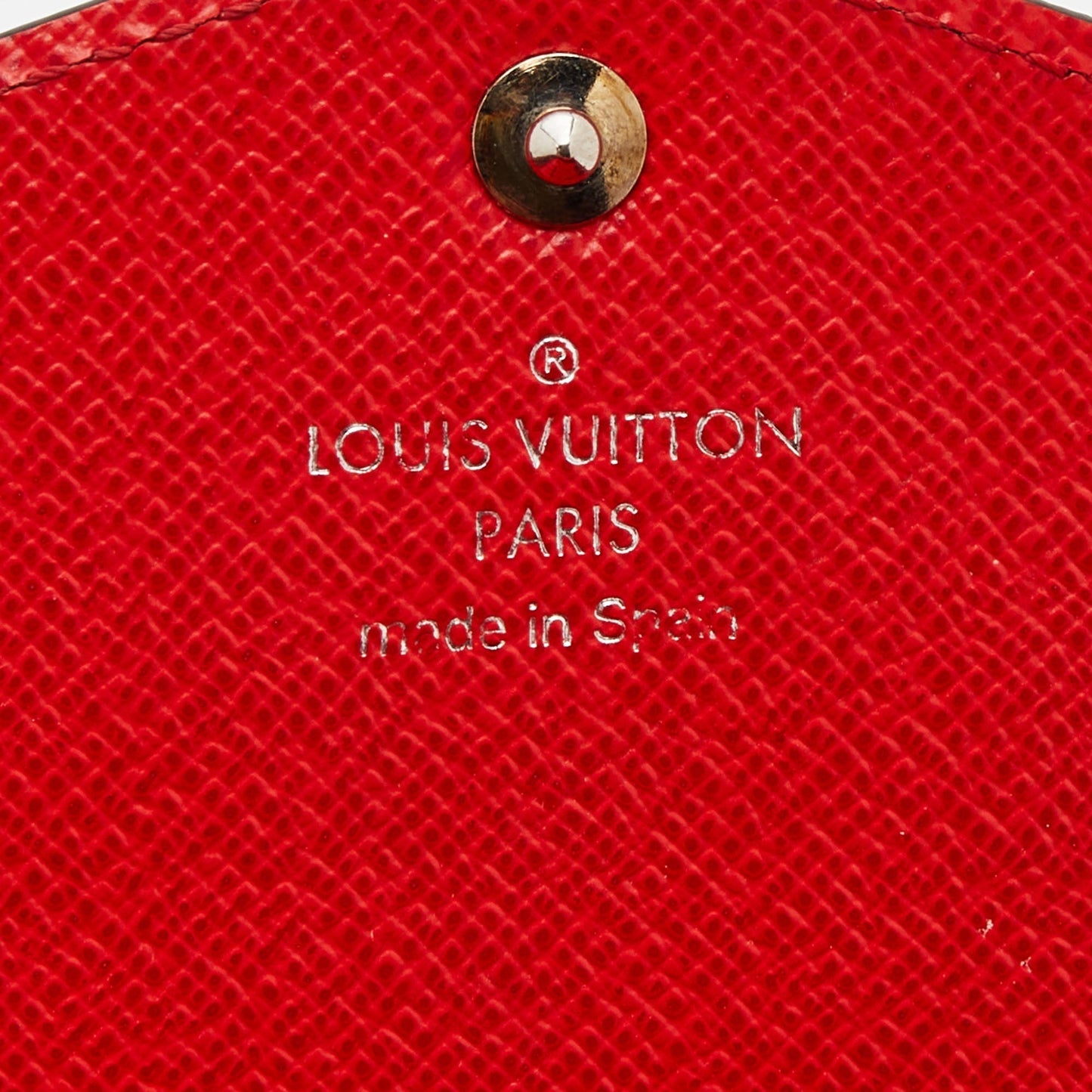 Louis Vuitton Coquelicot Epi Leather Sarah Wallet