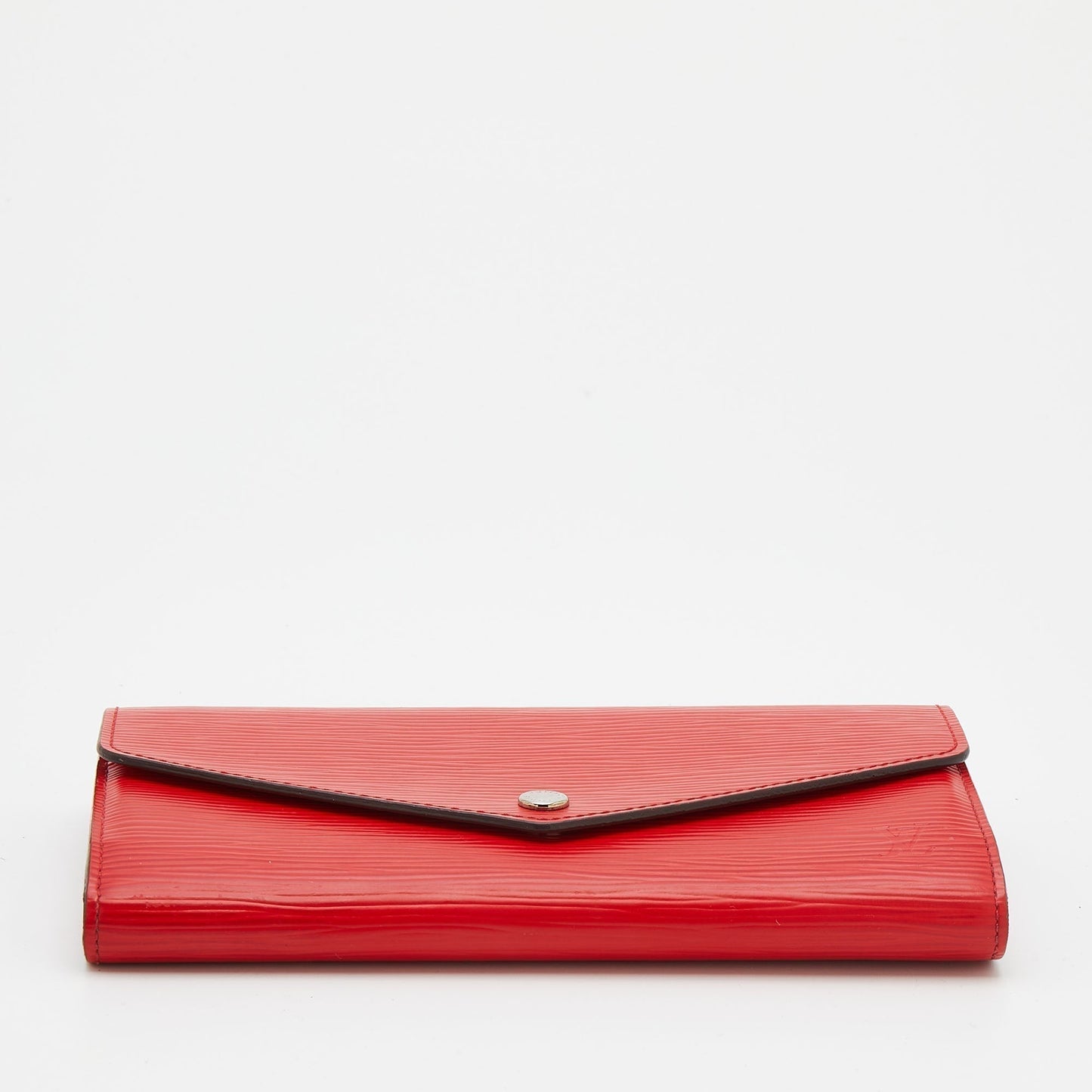 Louis Vuitton Coquelicot Epi Leather Sarah Wallet