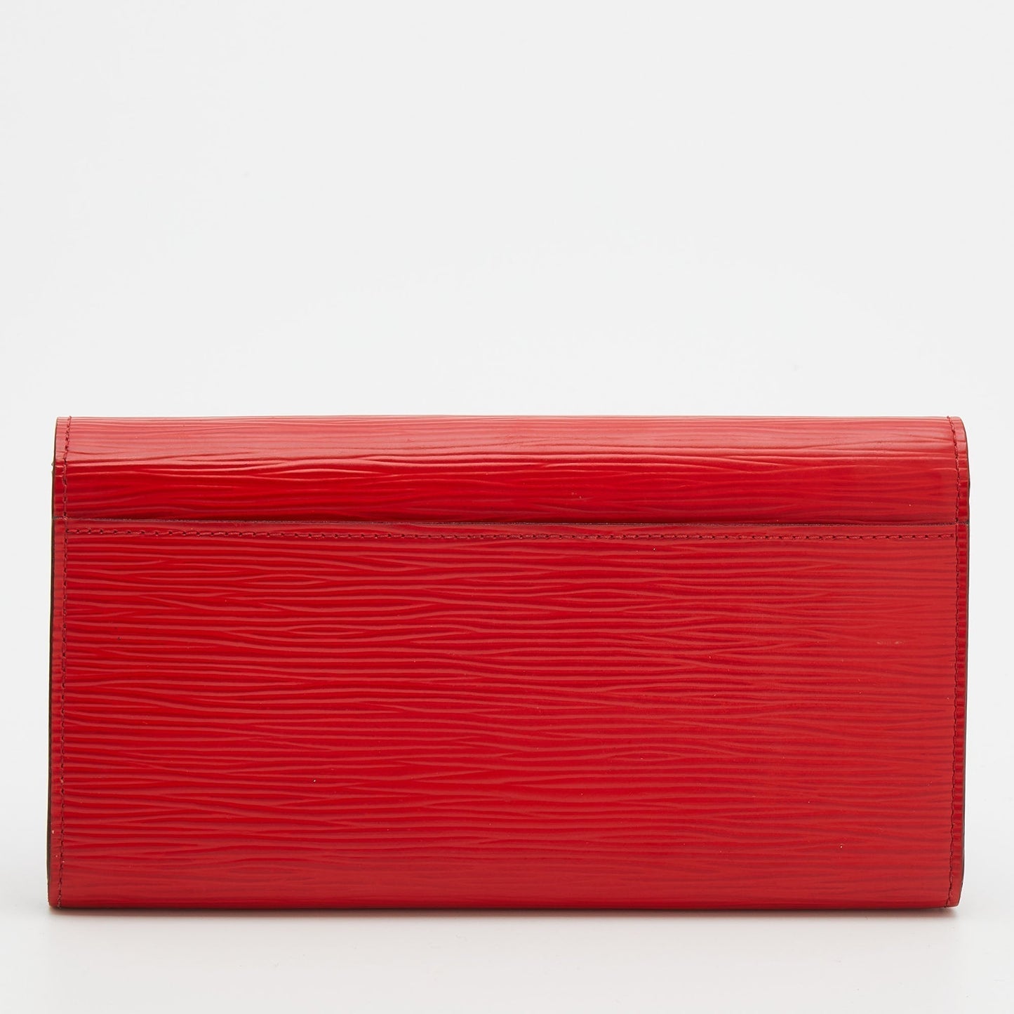 Louis Vuitton Coquelicot Epi Leather Sarah Wallet