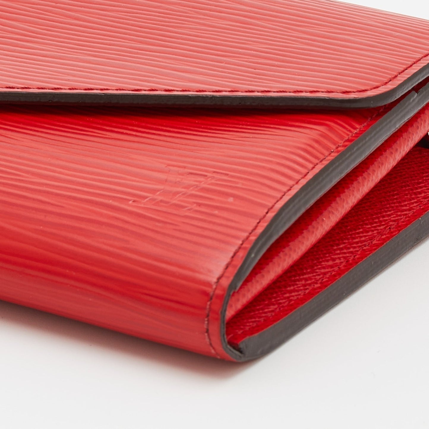 Louis Vuitton Coquelicot Epi Leather Sarah Wallet