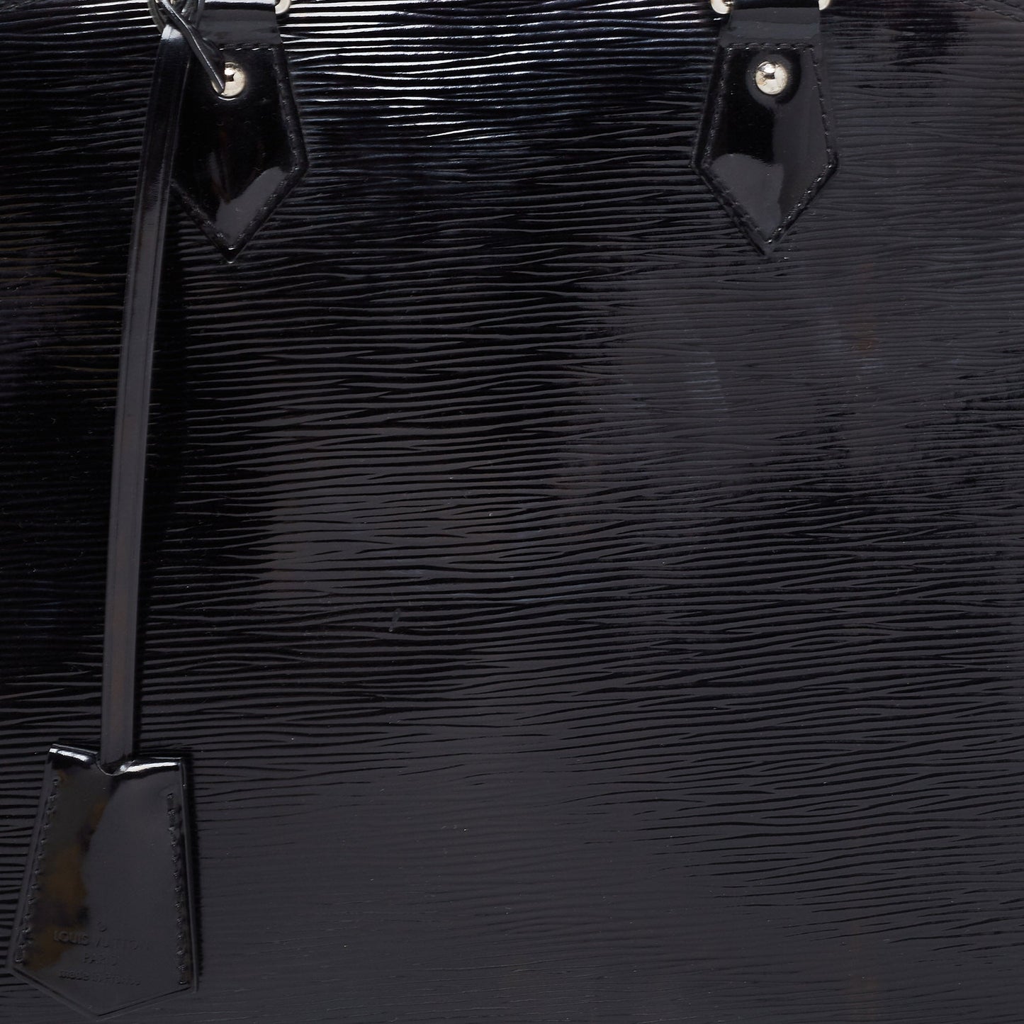 Louis Vuitton Black Electric Epi Leather Alma GM Bag