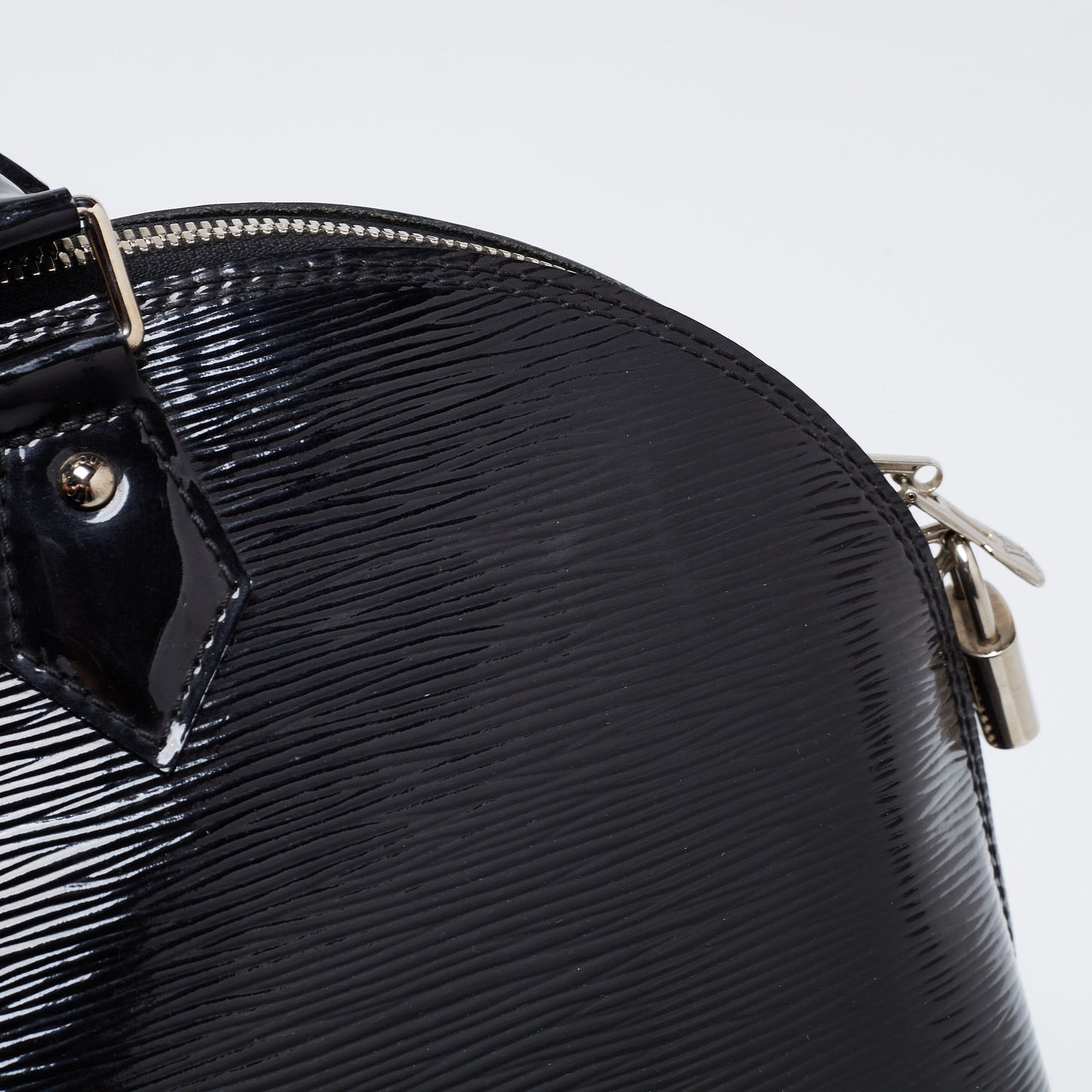 Louis Vuitton Black Electric Epi Leather Alma GM Bag