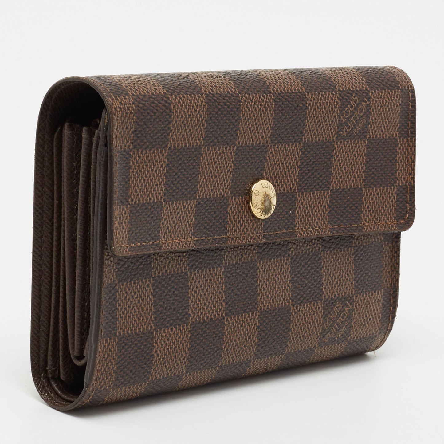 Louis Vuitton Damier Ebene Canvas Alexandra Wallet