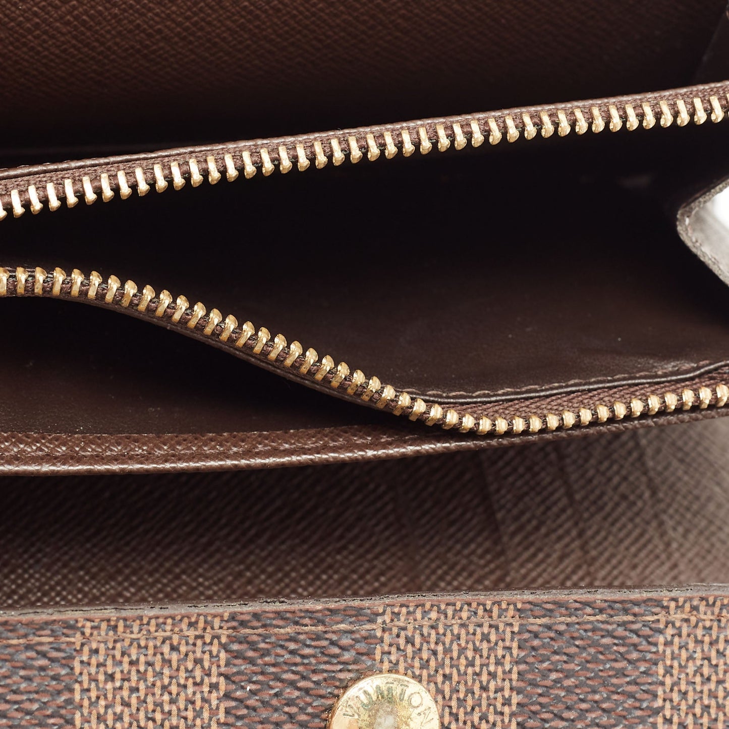 Louis Vuitton Damier Ebene Canvas Alexandra Wallet