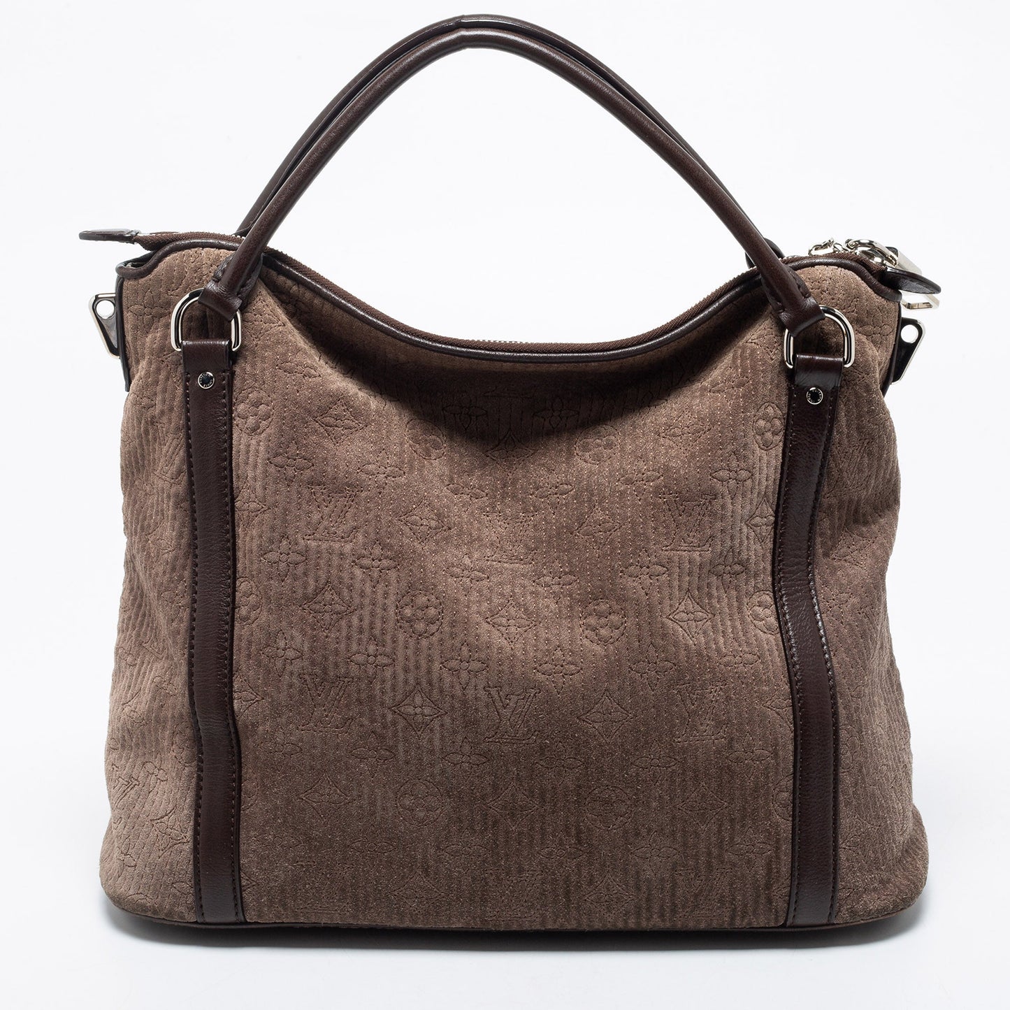 Louis Vuitton Brown Monogram Antheia Suede Ixia PM Bag