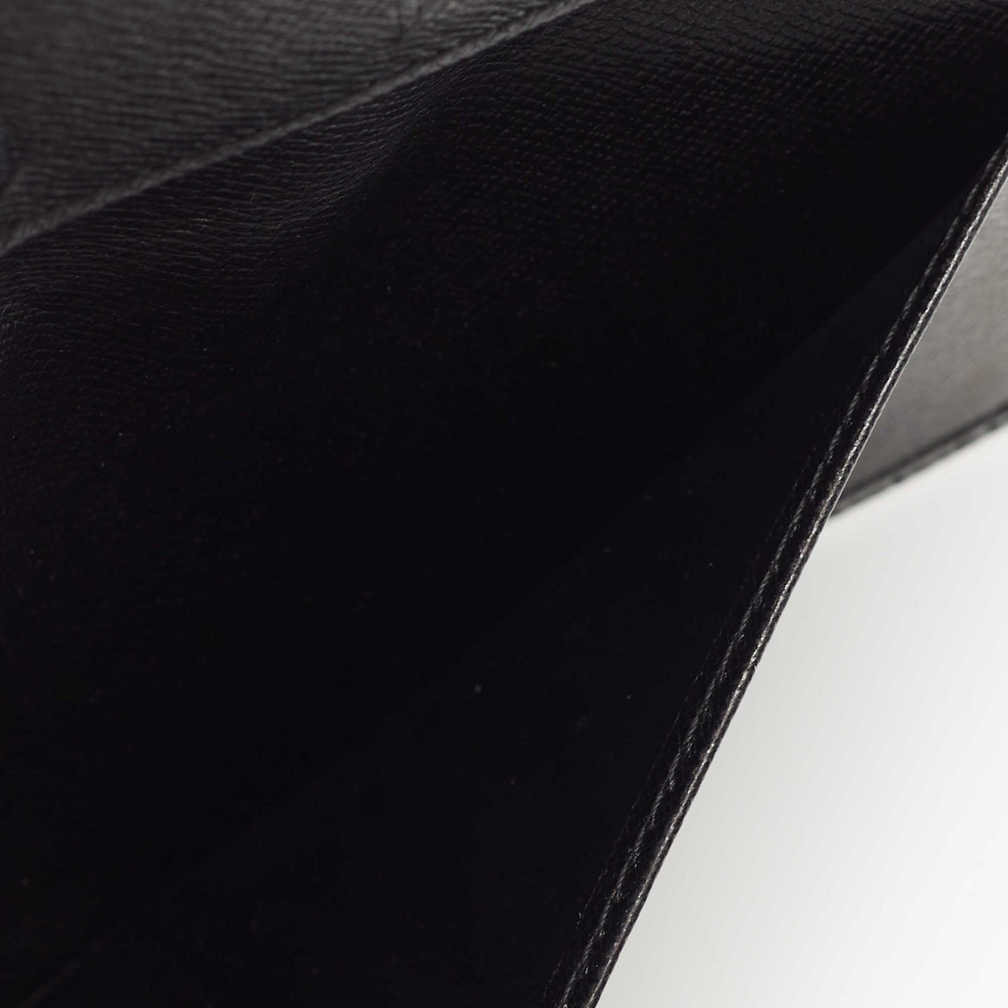 LOUIS VUITTON Black Epi Leather Bifold Long Wallet