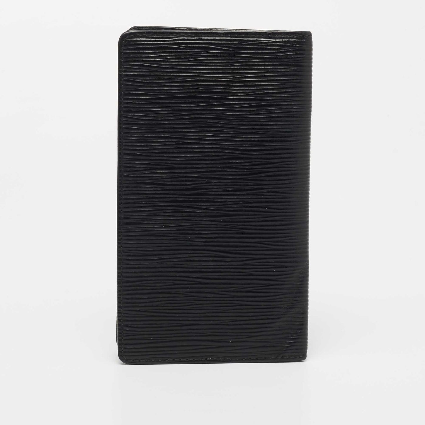 LOUIS VUITTON Black Epi Leather Bifold Long Wallet