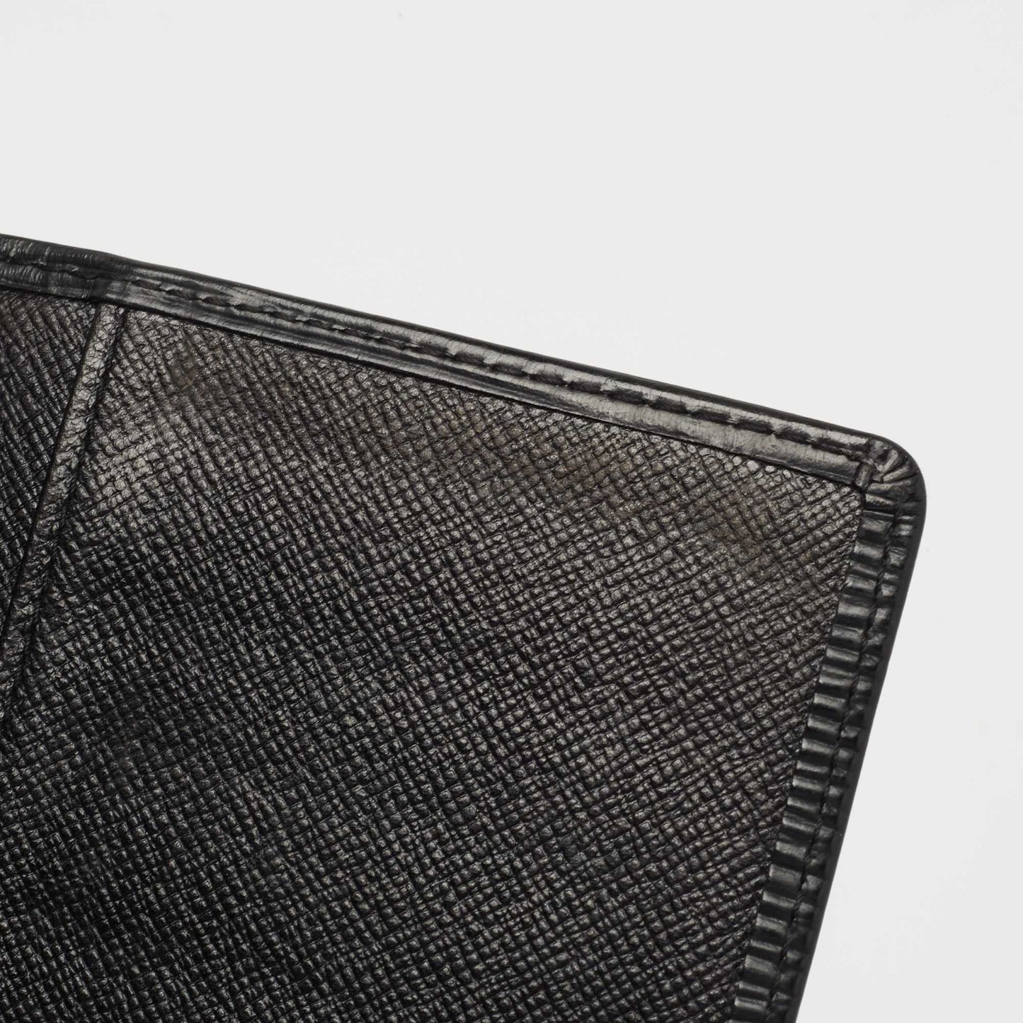LOUIS VUITTON Black Epi Leather Bifold Long Wallet