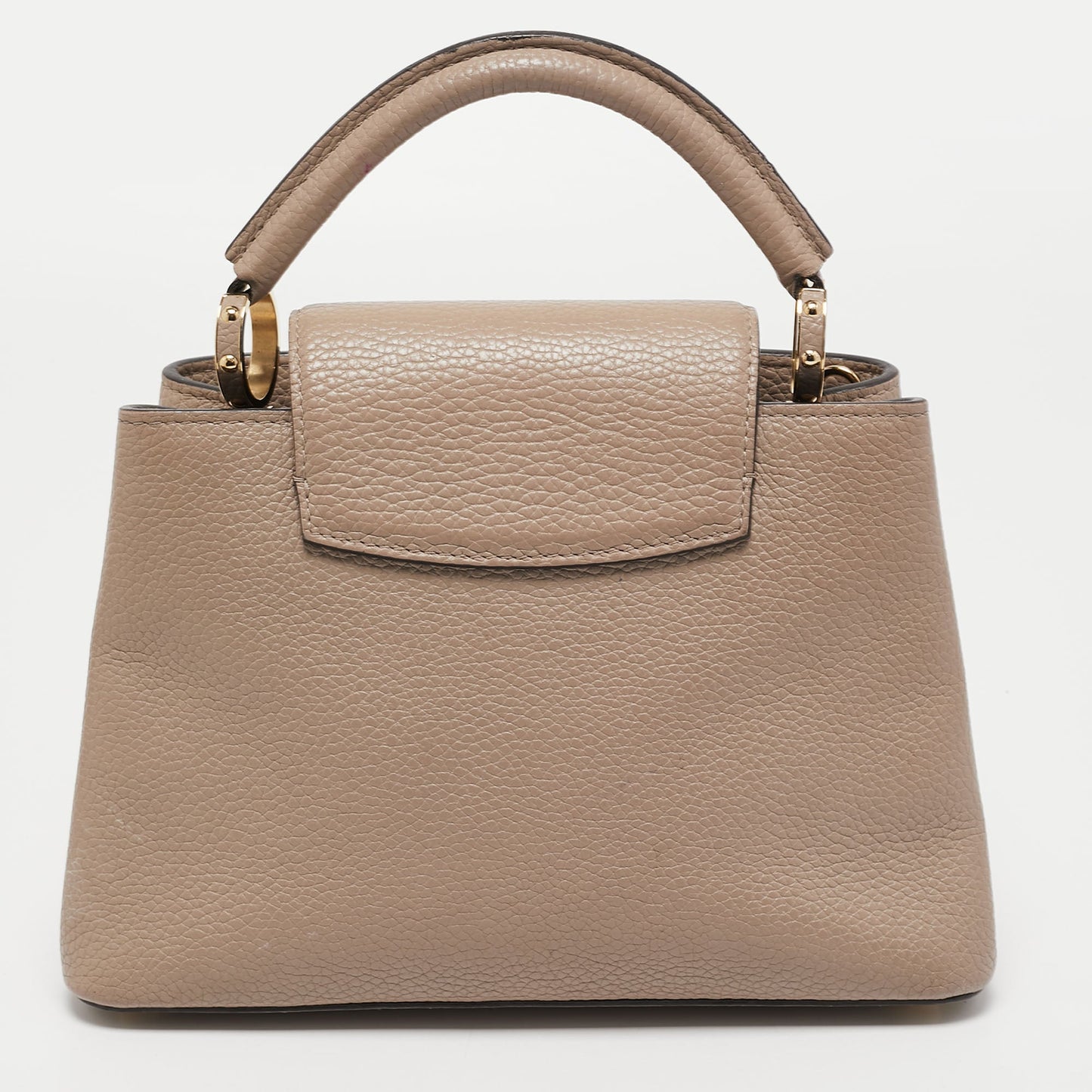 Louis Vuitton Beige Taurillon Leather Capucines BB Bag