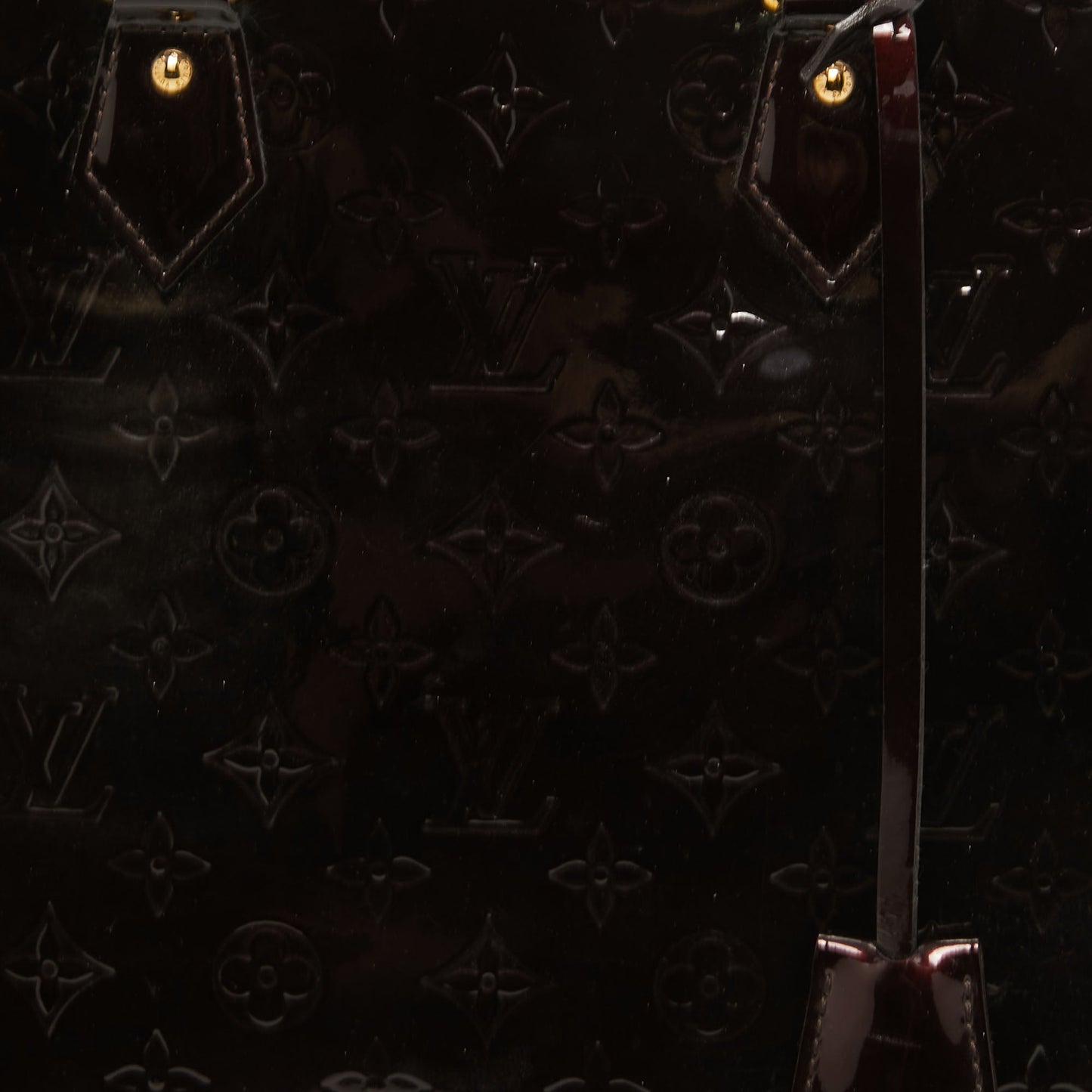LOUIS VUITTON Amarante Monogram Vernis Alma GM Bag