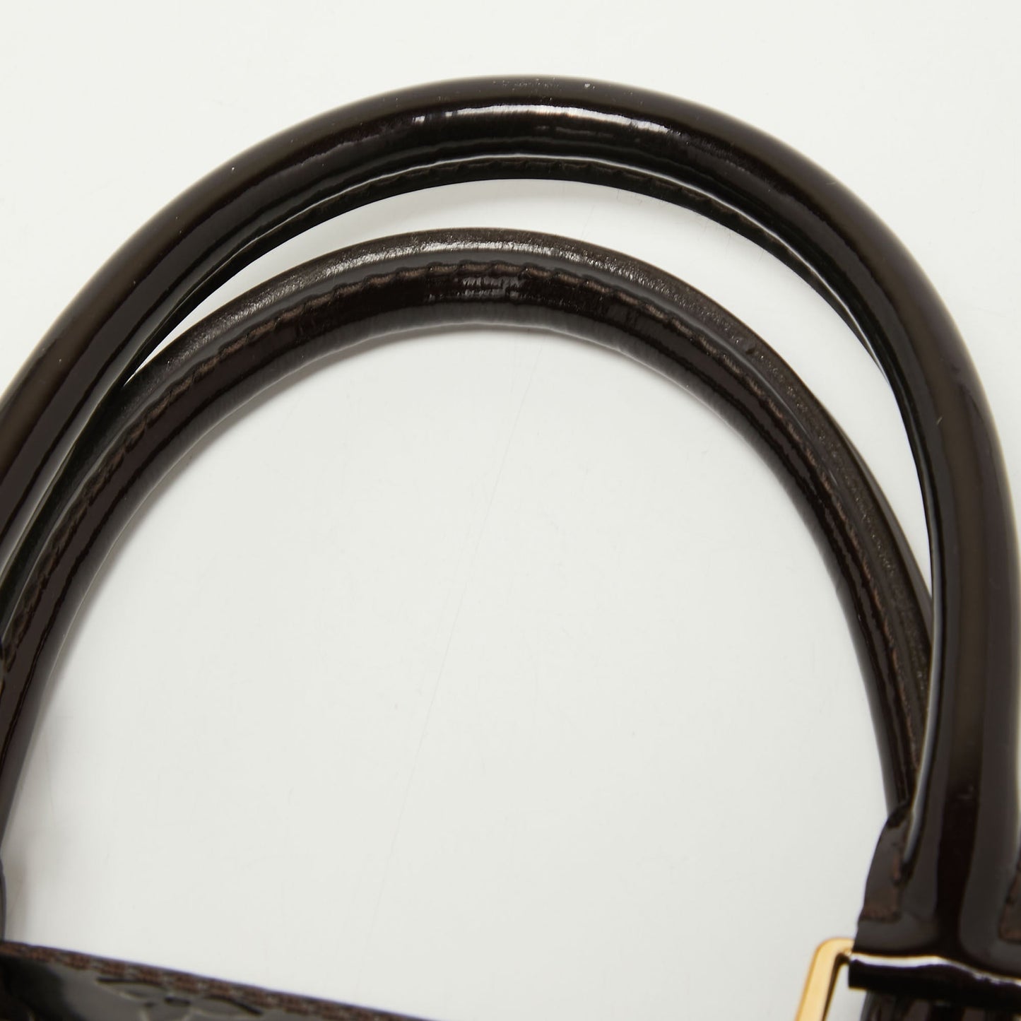LOUIS VUITTON Amarante Monogram Vernis Alma GM Bag
