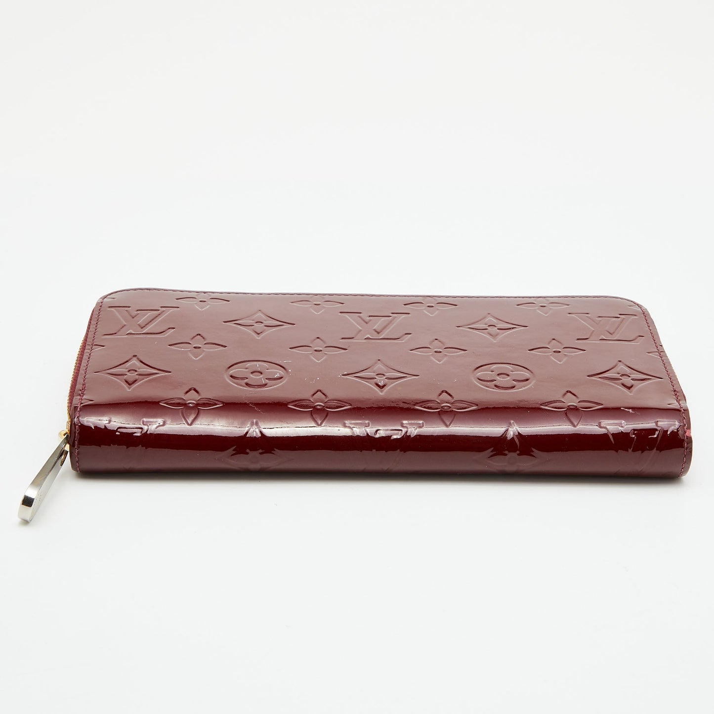 LOUIS VUITTON Griotte Monogram Vernis Zippy Wallet