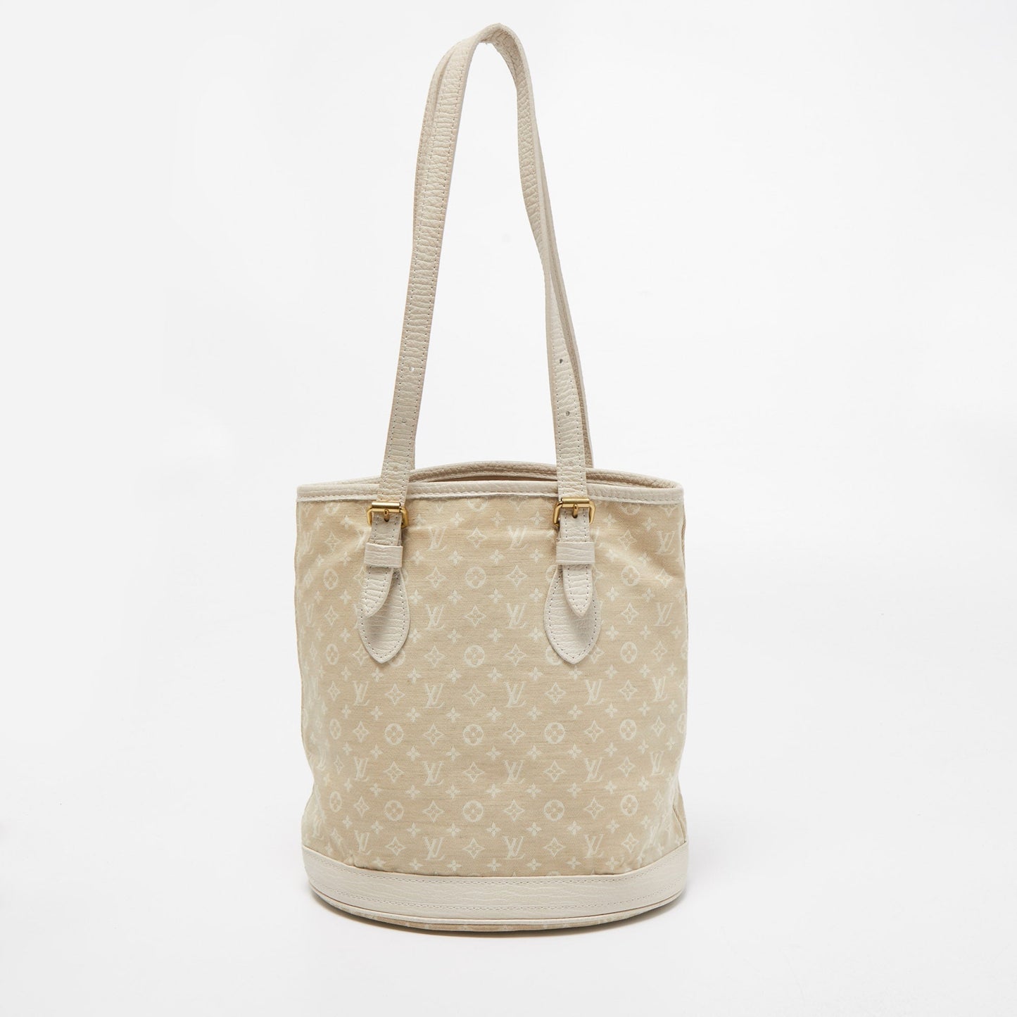 LOUIS VUITTON Dune Monogram Mini Lin Canvas Bucket PM Bag