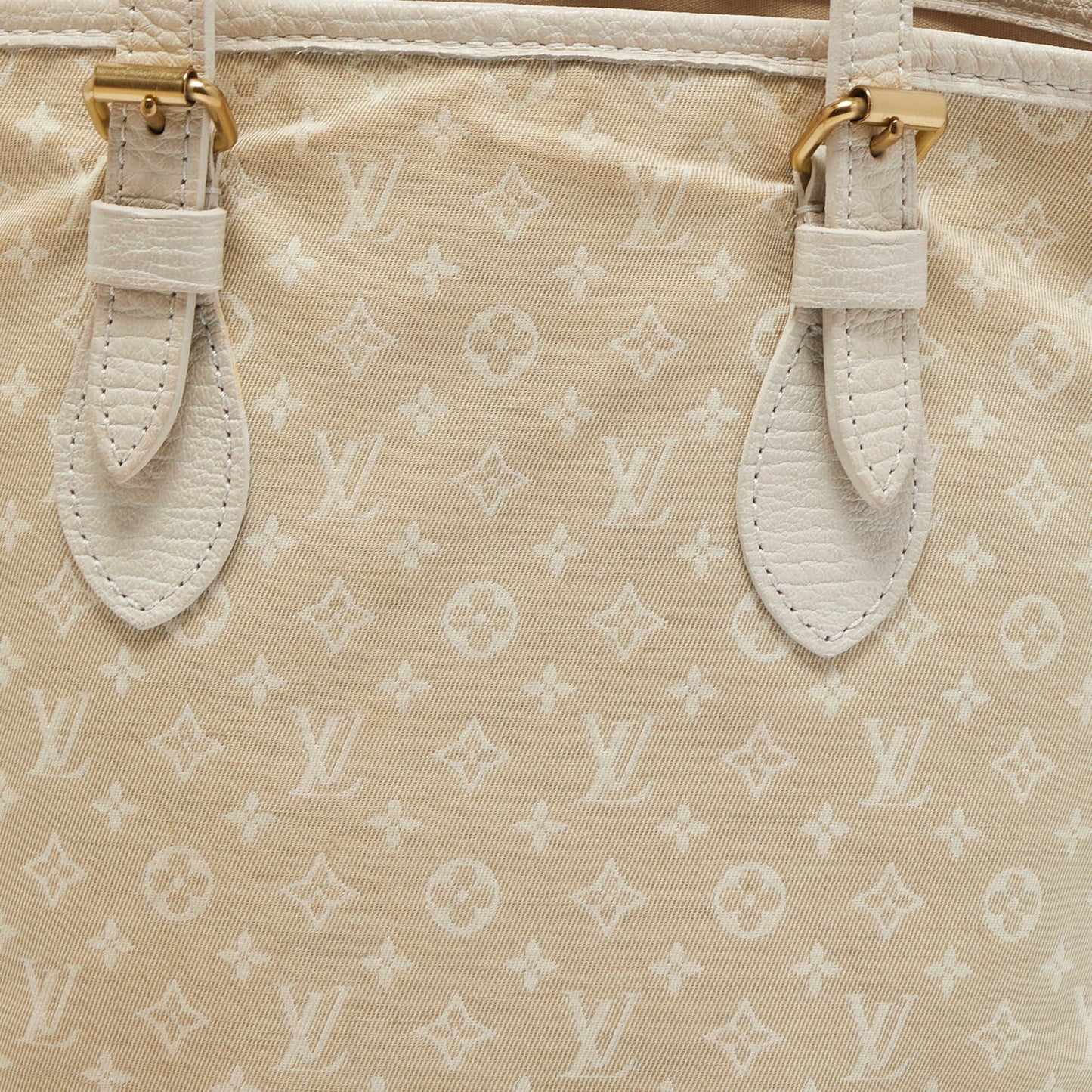 LOUIS VUITTON Dune Monogram Mini Lin Canvas Bucket PM Bag