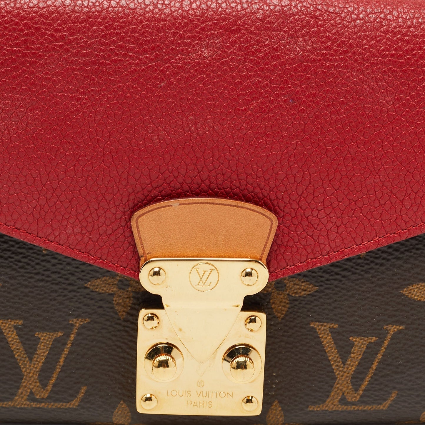 LOUIS VUITTON Cherry Monogram Canvas and Leather Pallas Wallet