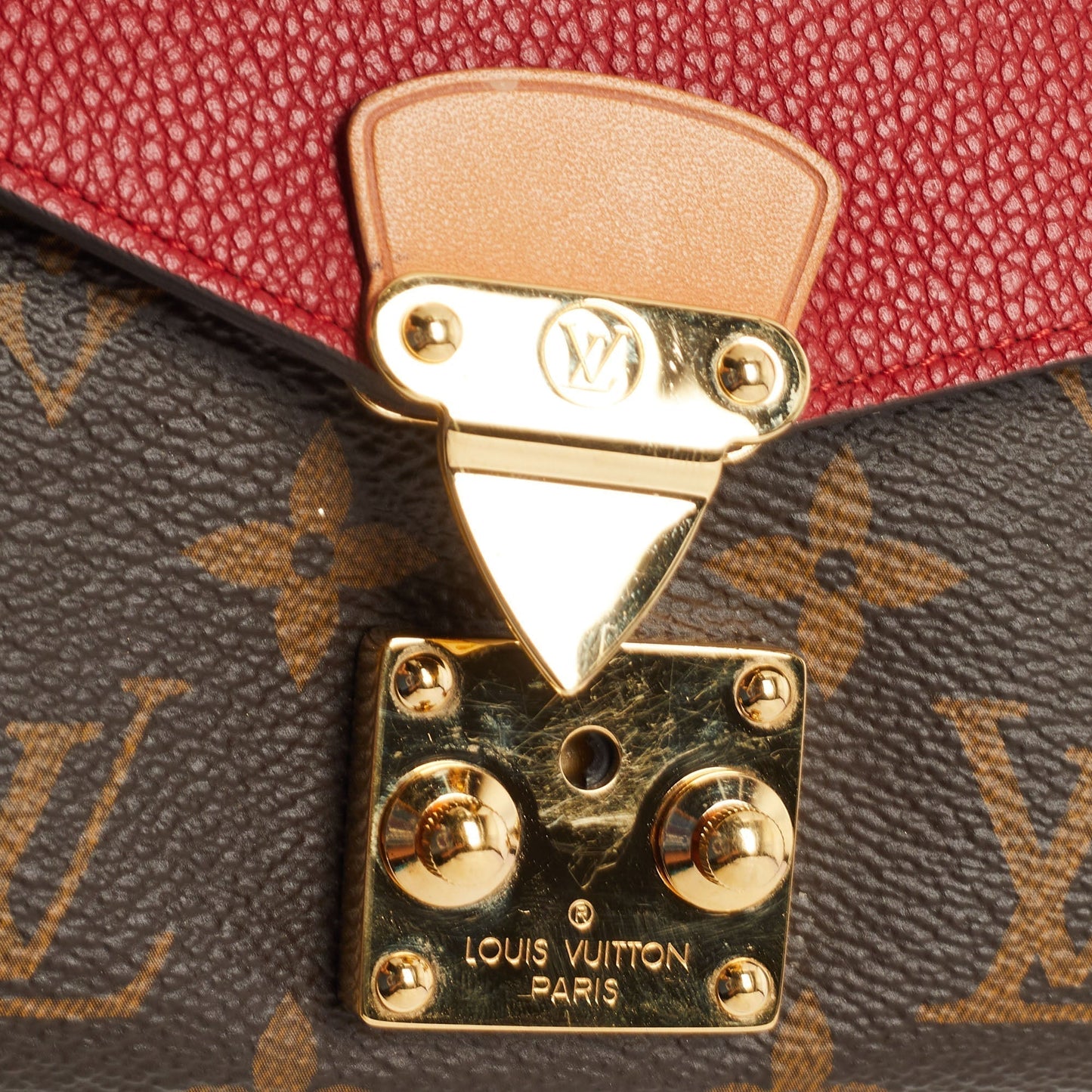 LOUIS VUITTON Cherry Monogram Canvas and Leather Pallas Wallet