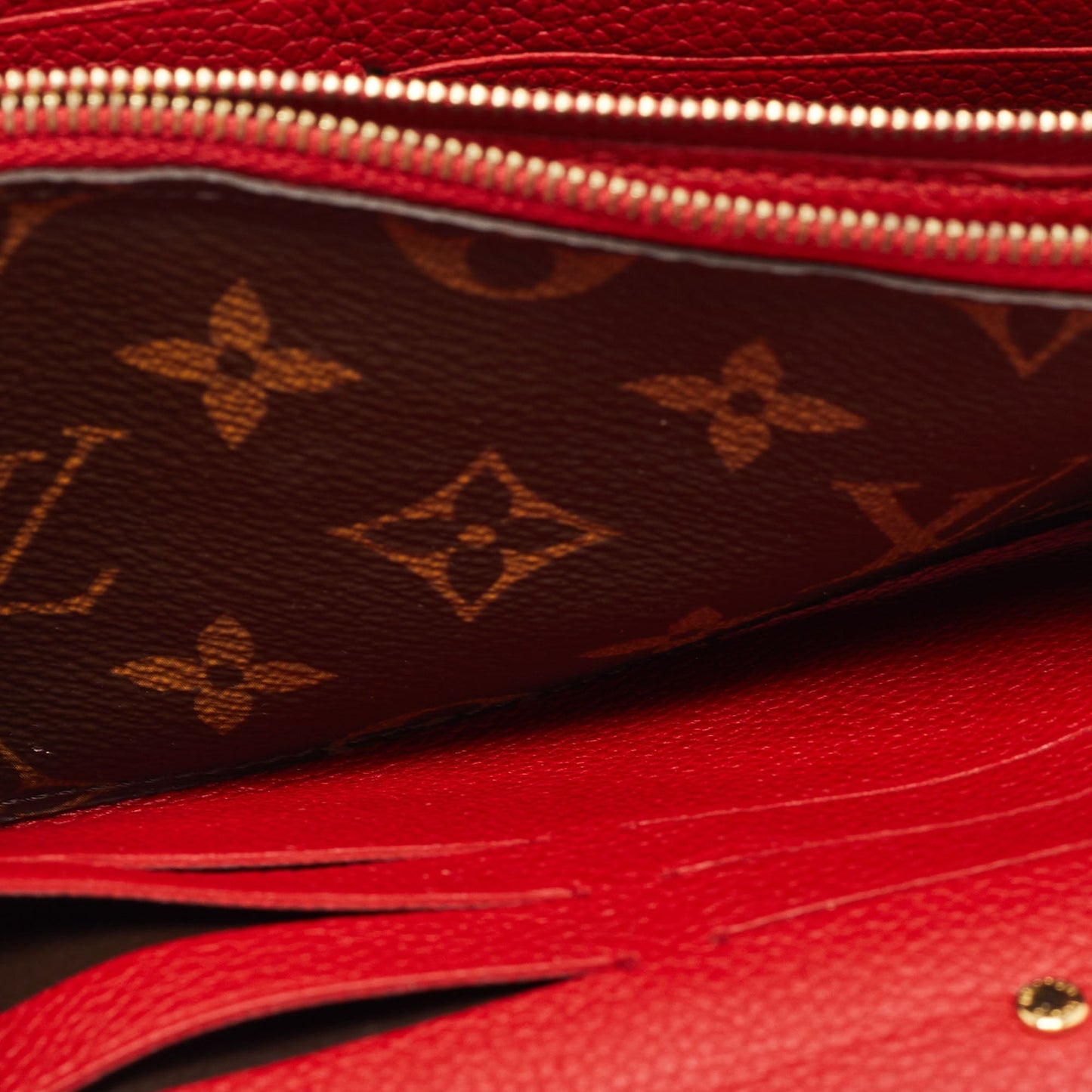 LOUIS VUITTON Cherry Monogram Canvas and Leather Pallas Wallet