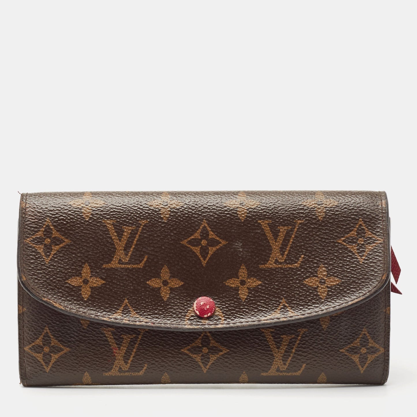 LOUIS VUITTON Fuchsia Monogram Canvas Emilie Wallet