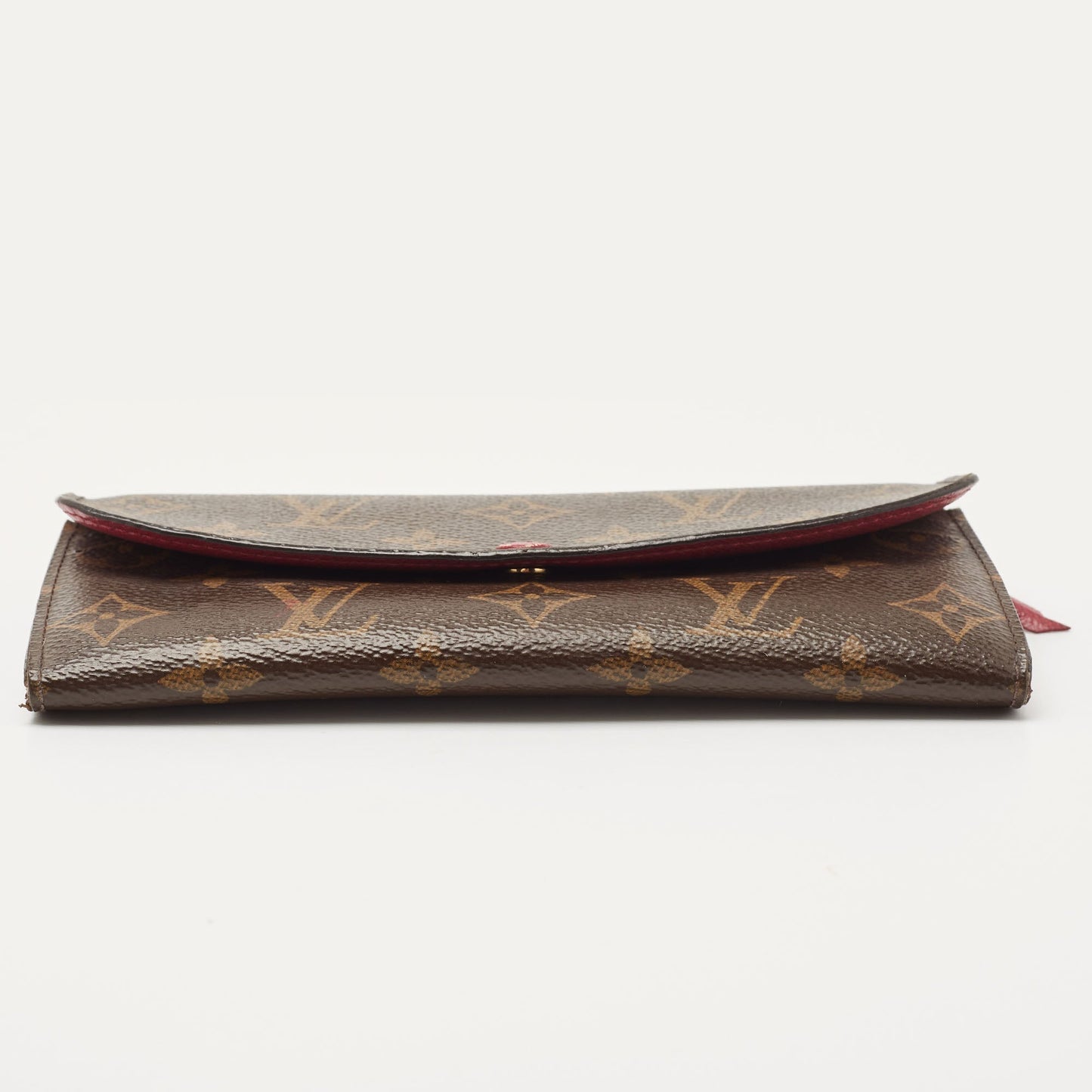 LOUIS VUITTON Fuchsia Monogram Canvas Emilie Wallet
