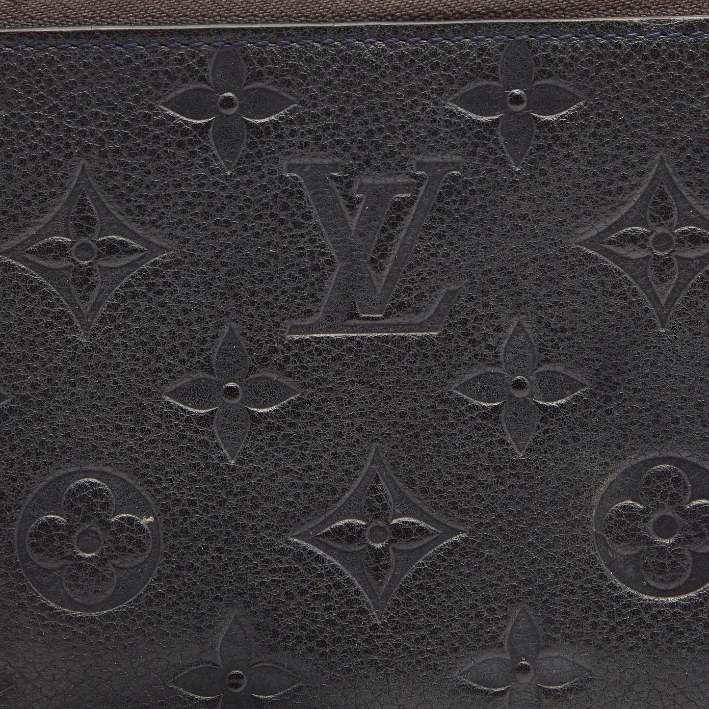 LOUIS VUITTON Bleu Infini Monogram Leather Zippy Wallet