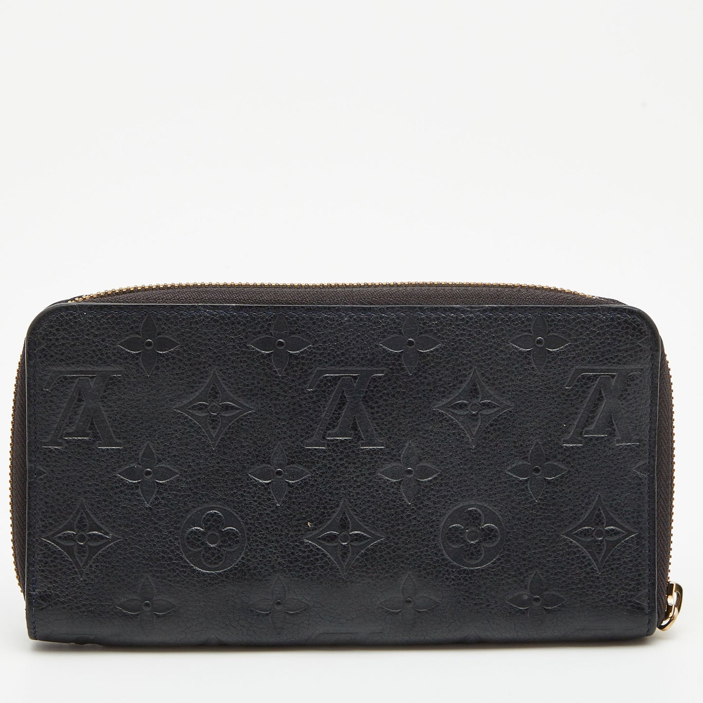 LOUIS VUITTON Bleu Infini Monogram Leather Zippy Wallet