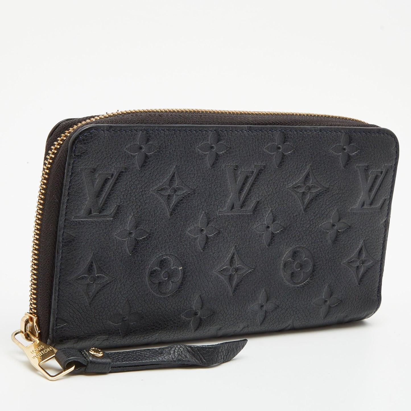 LOUIS VUITTON Bleu Infini Monogram Leather Zippy Wallet