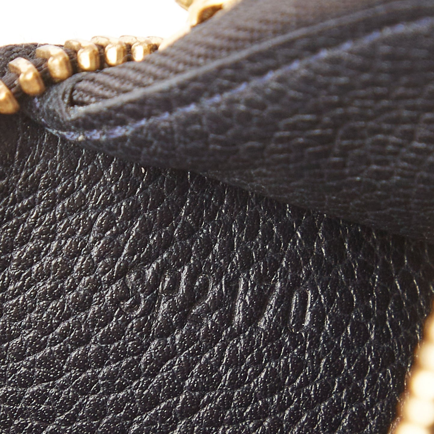 LOUIS VUITTON Bleu Infini Monogram Leather Zippy Wallet