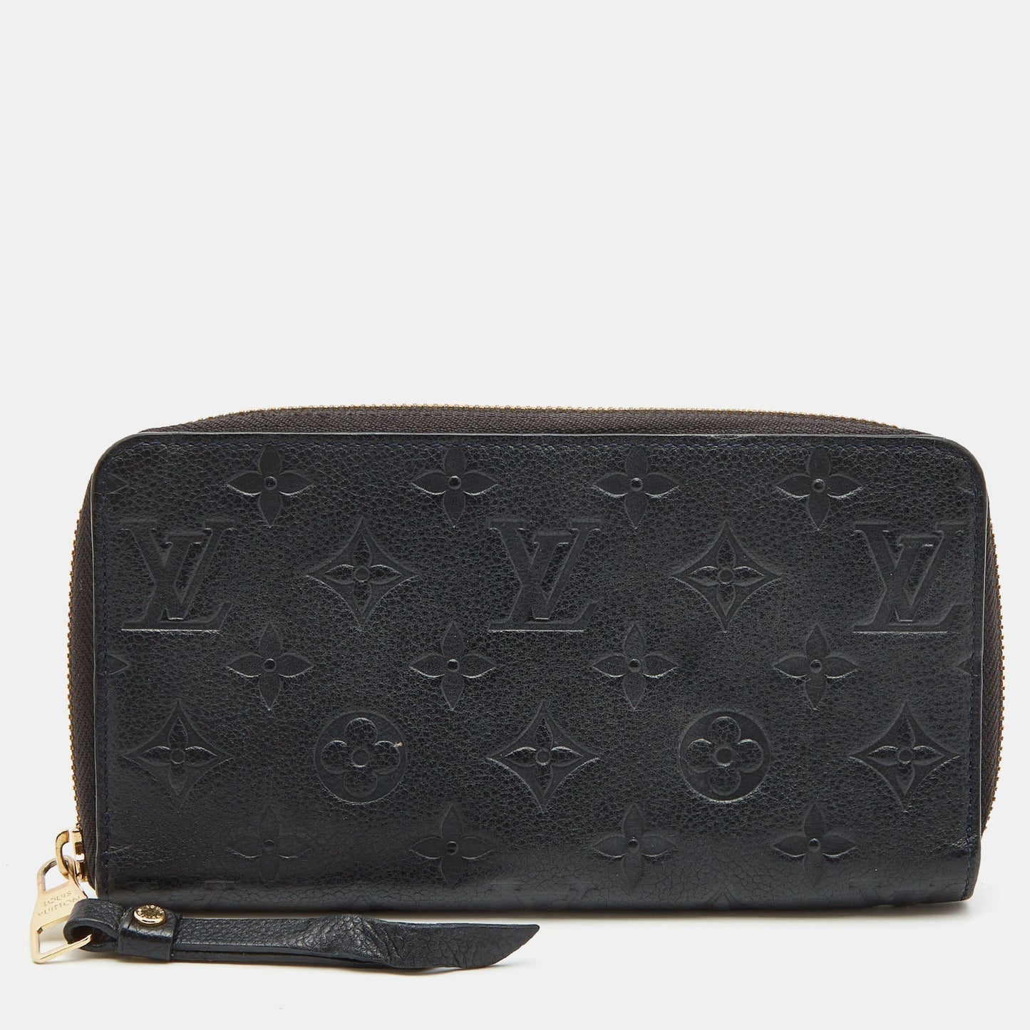 LOUIS VUITTON Bleu Infini Monogram Leather Zippy Wallet