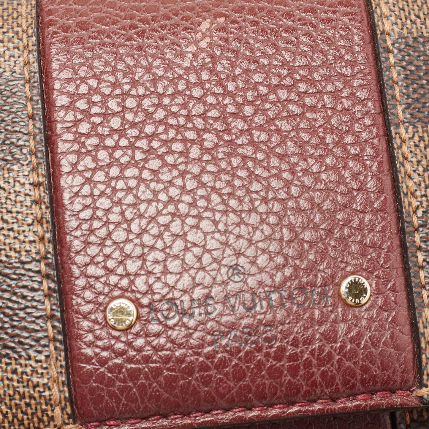 LOUIS VUITTON Bordeaux Damier Ebene Bond Street Bag