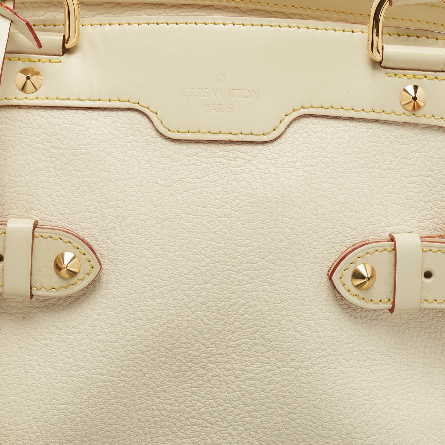 LOUIS VUITTON Cream/Off White Suhali Leather Le Radieux Bag