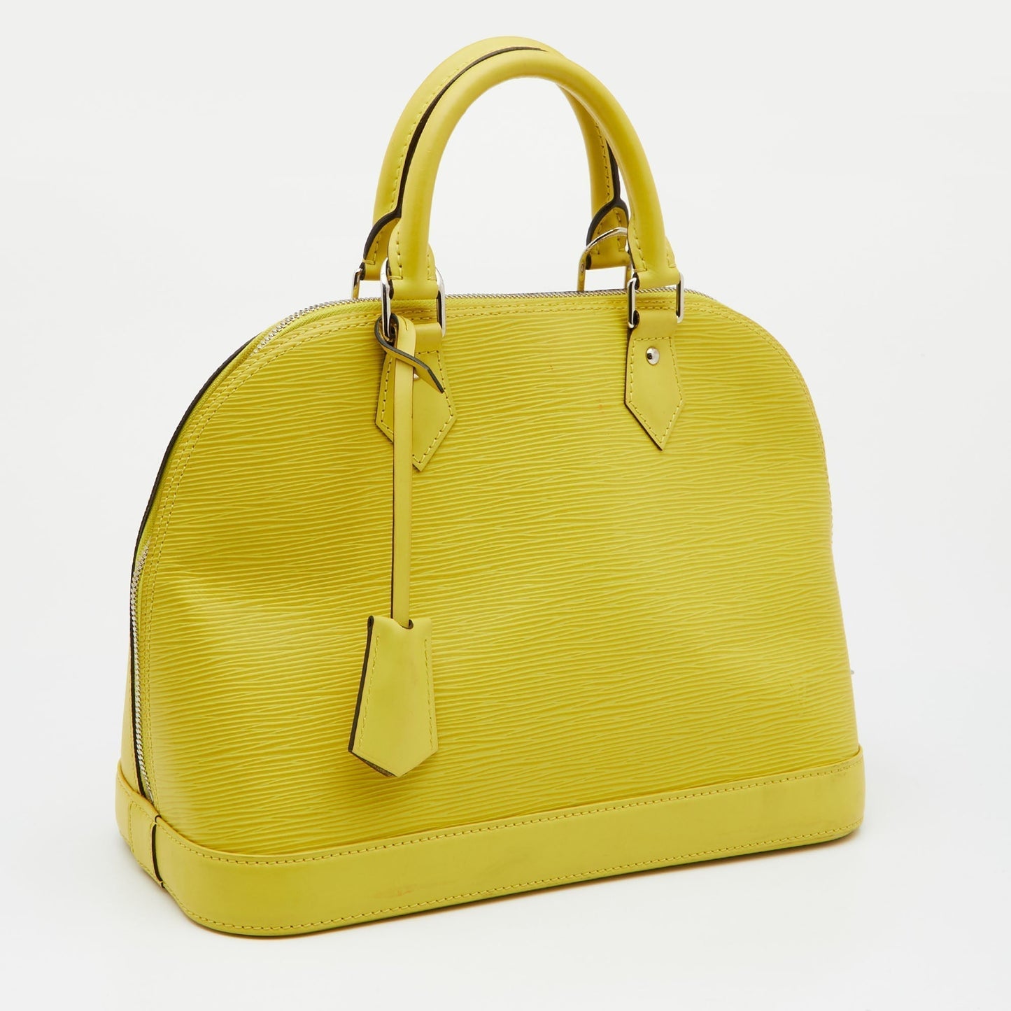 LOUIS VUITTON Citron Epi Leather Alma PM Bag