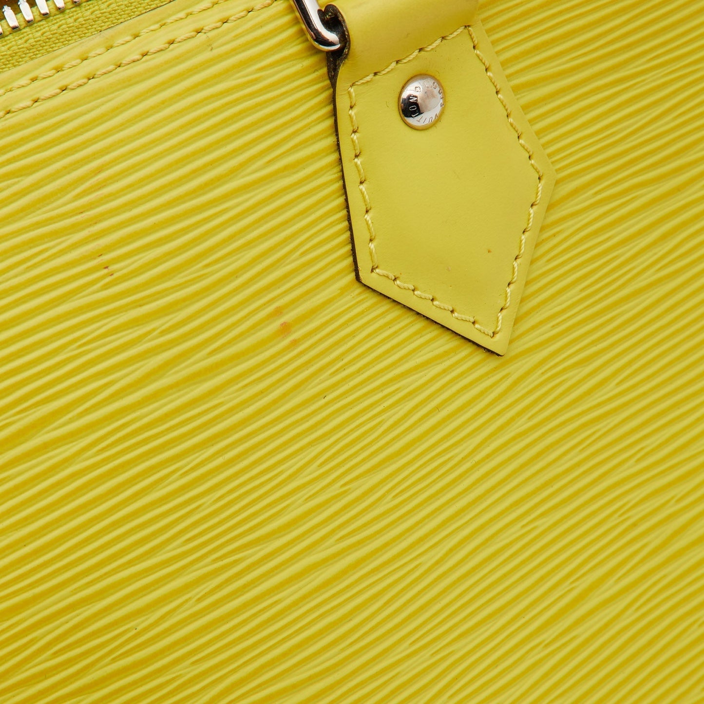 LOUIS VUITTON Citron Epi Leather Alma PM Bag