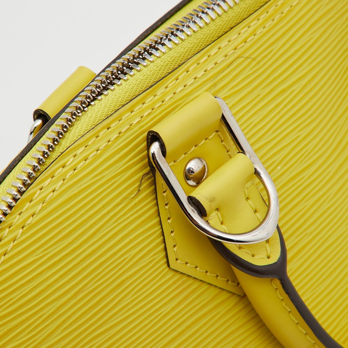 LOUIS VUITTON Citron Epi Leather Alma PM Bag
