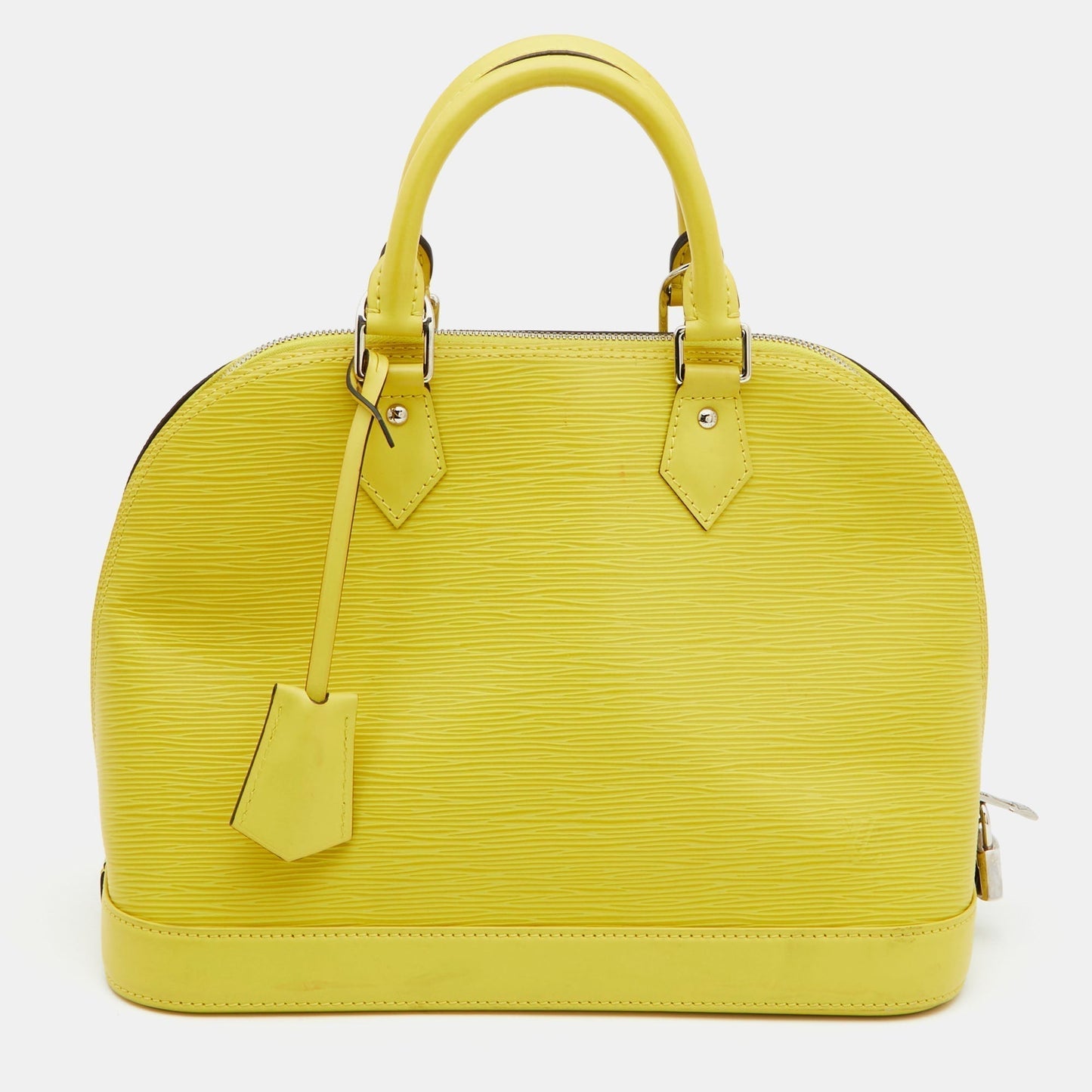 LOUIS VUITTON Citron Epi Leather Alma PM Bag