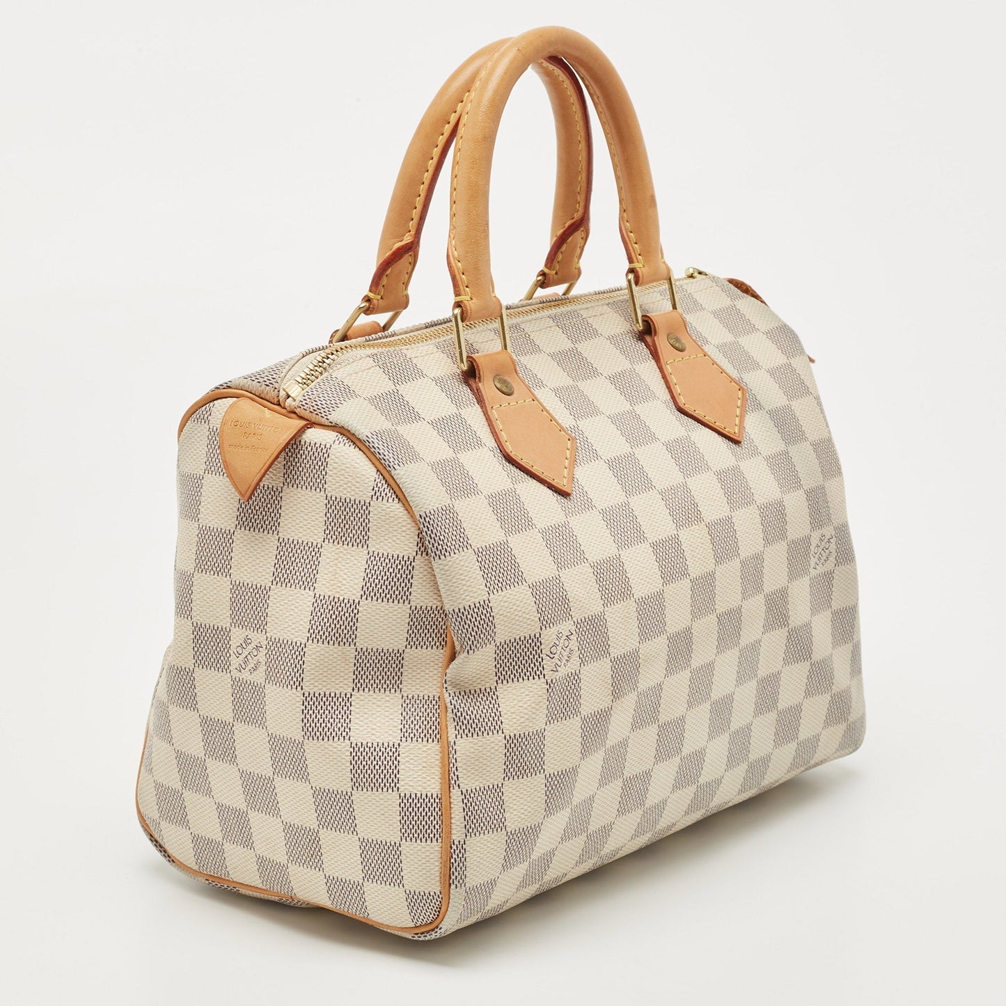 LOUIS VUITTON Damier Azur Canvas Speedy 25 Bag