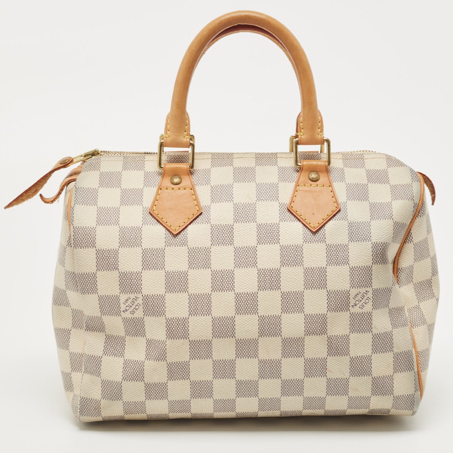 LOUIS VUITTON Damier Azur Canvas Speedy 25 Bag