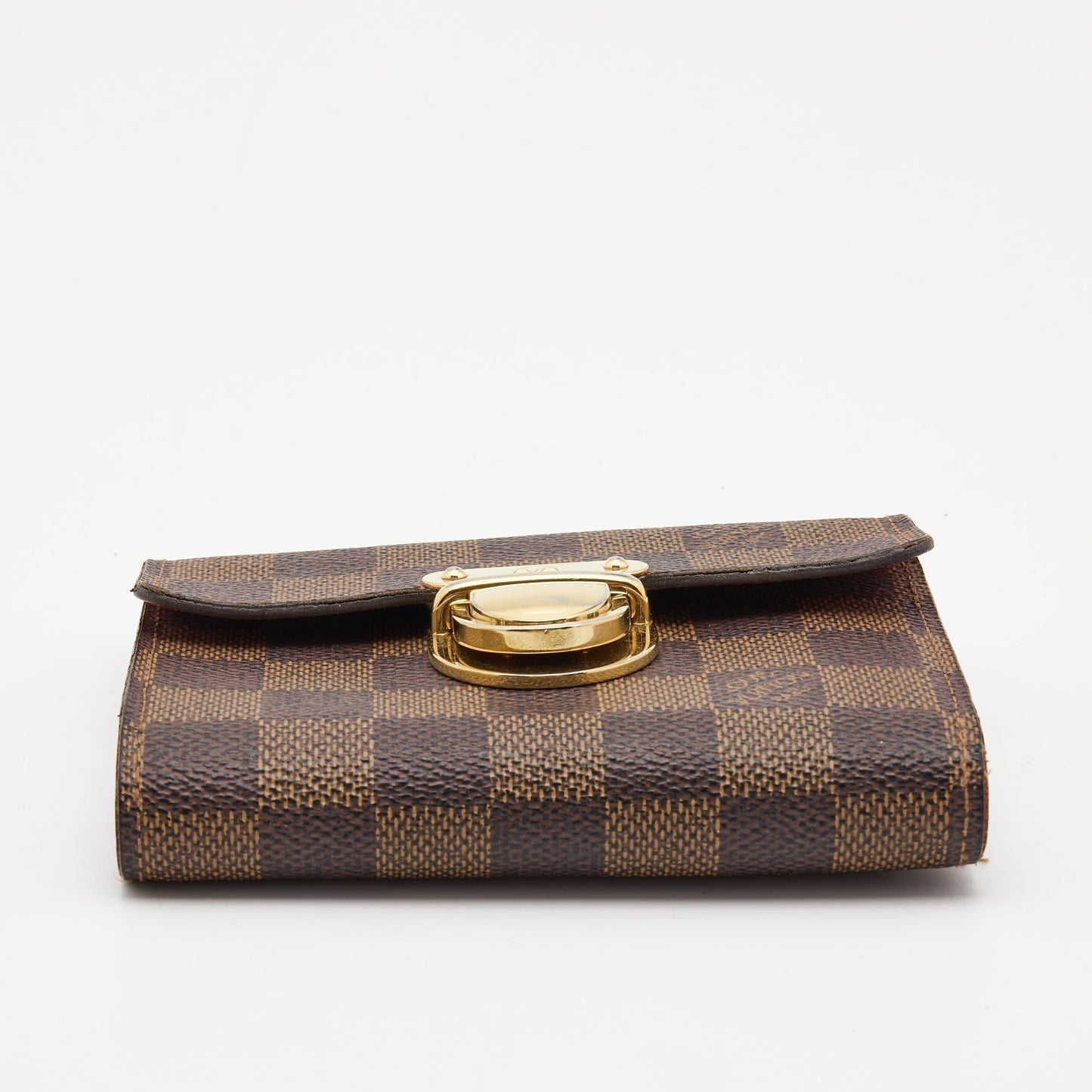 LOUIS VUITTON Damier Ebene Canvas Koala Wallet