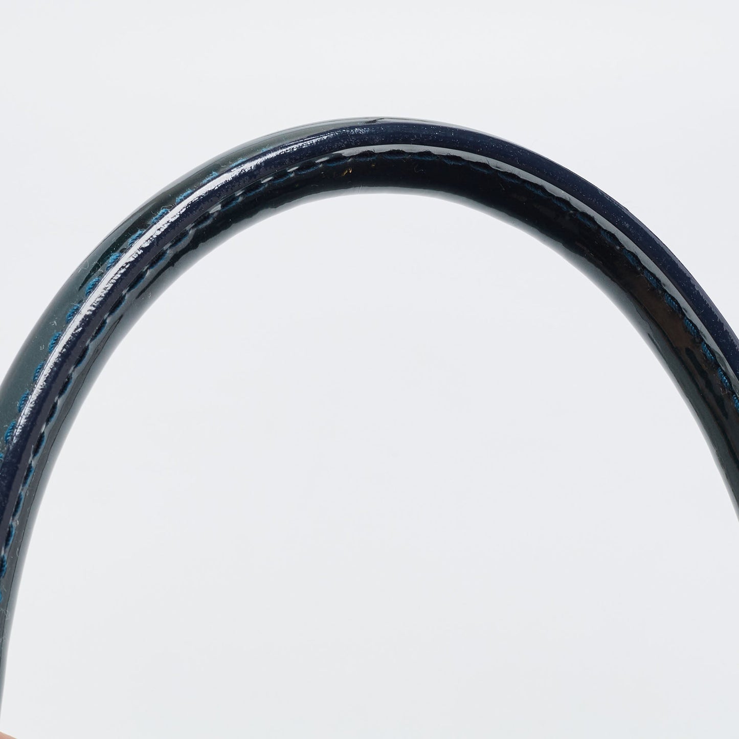 LOUIS VUITTON Blue Nuit Monogram Vernis Alma GM Bag