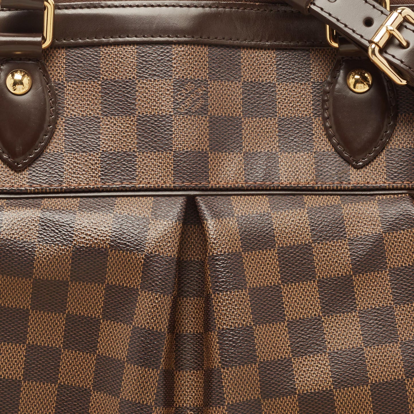 LOUIS VUITTON Damier Ebene Canvas Trevi GM Bag