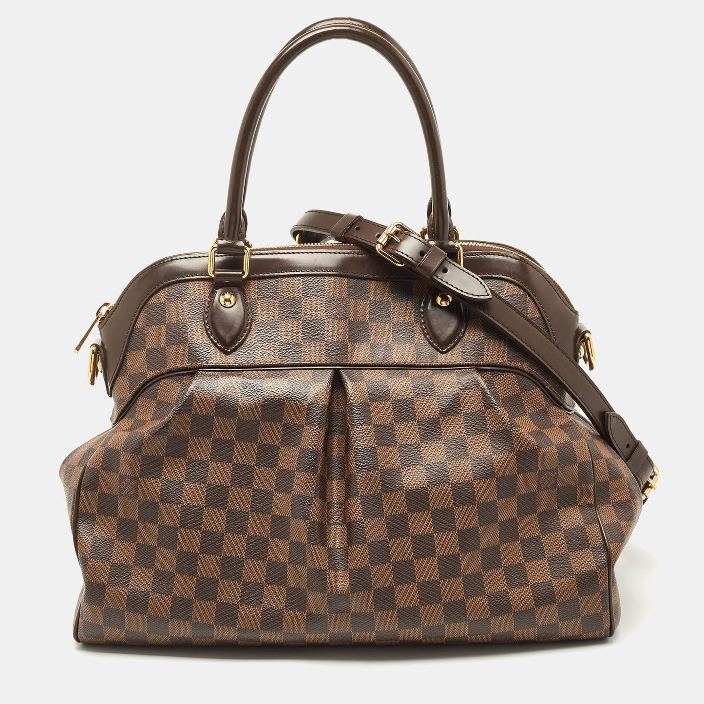 LOUIS VUITTON Damier Ebene Canvas Trevi GM Bag