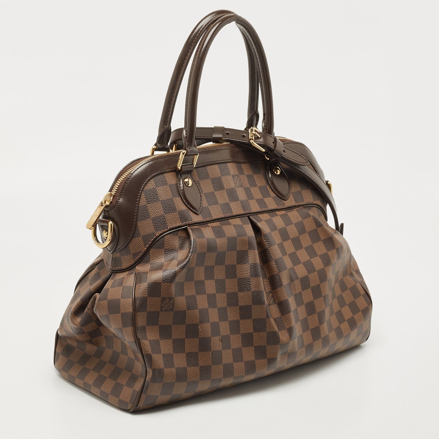 LOUIS VUITTON Damier Ebene Canvas Trevi GM Bag