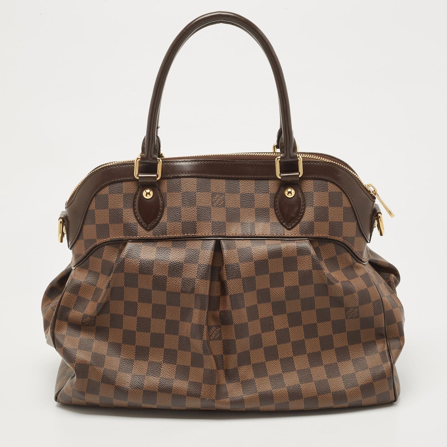 LOUIS VUITTON Damier Ebene Canvas Trevi GM Bag