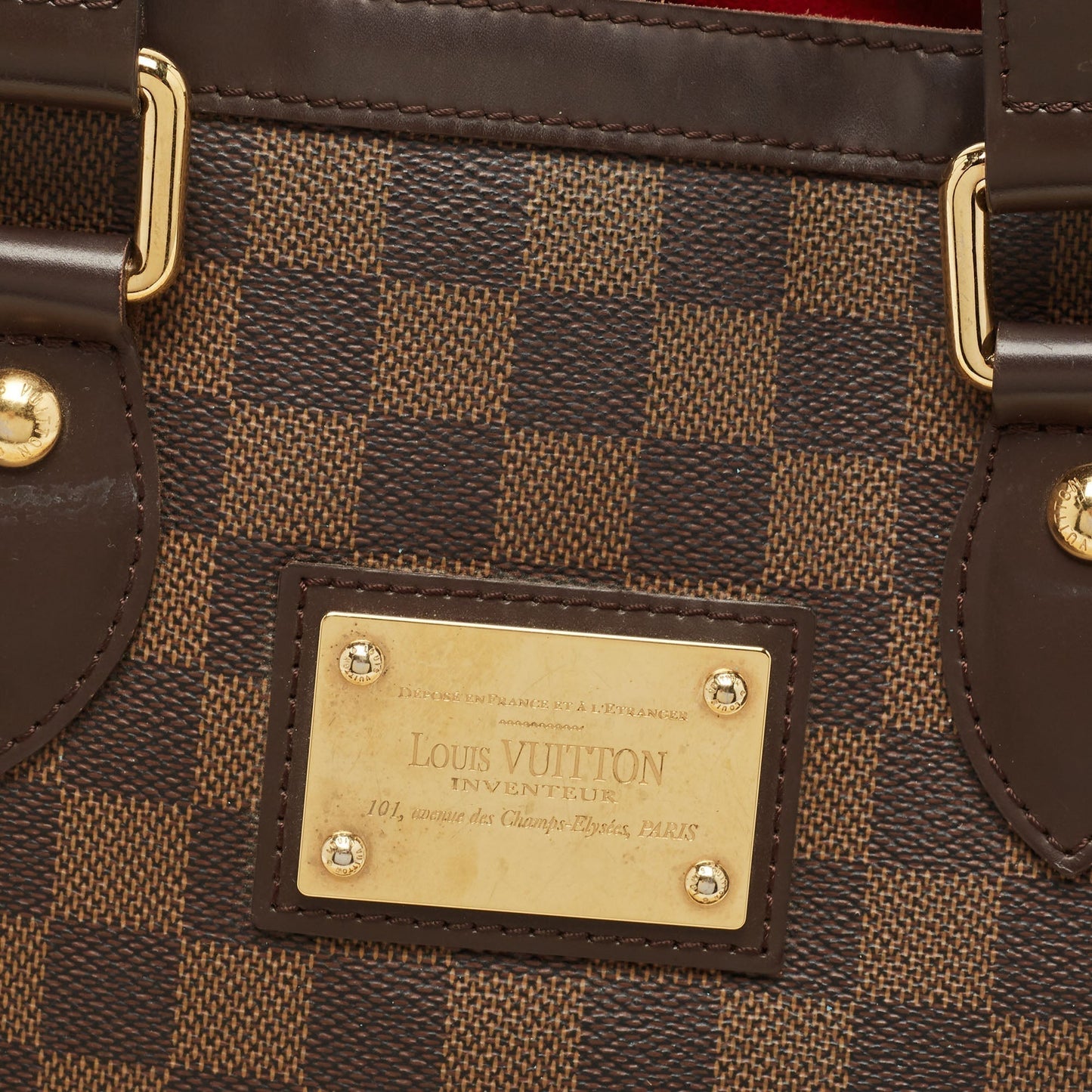 LOUIS VUITTON Damier Ebene Canvas Hampstead PM