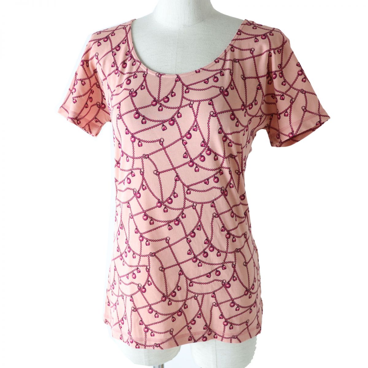 HERMES Cut cotton pink Tresor de Medor 40
