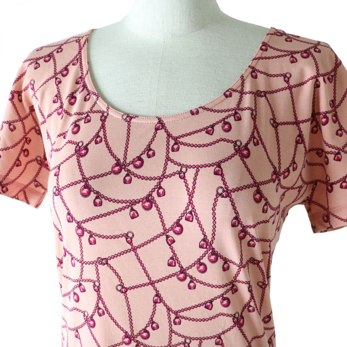 HERMES Cut cotton pink Tresor de Medor 40