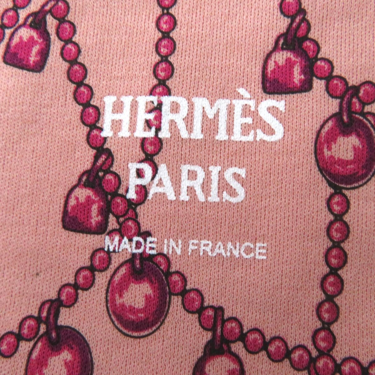 HERMES Cut cotton pink Tresor de Medor 40
