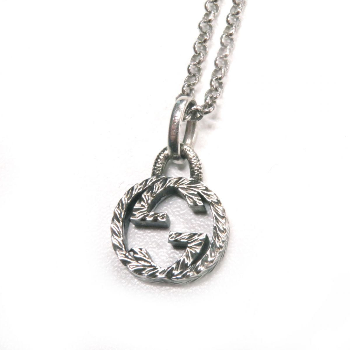 GUCCI Necklace Main�FAG925 Silver Women Used